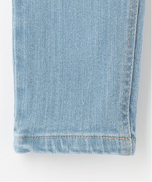 petit main（プティマイン）の「【オーガニック】デニムストレートパンツ(キッズサイズ)（デニムパンツ・キッズ・サックスブルー/ブルー・90cm/80ｃｍ/130cm/120cm/100cm/110cm）」の17枚目の写真