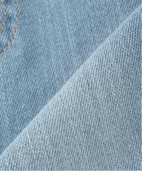 petit main（プティマイン）の「【オーガニック】デニムストレートパンツ(キッズサイズ)（デニムパンツ・キッズ・サックスブルー/ブルー・90cm/80ｃｍ/130cm/120cm/100cm/110cm）」の19枚目の写真