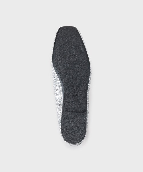 THE SHOP TK (ザ ショップ ティーケー )の「グリッターラメバレエスクエアトゥー(パンプス・レディース・ブラック/シルバー・35/45/30)」の7枚目の写真