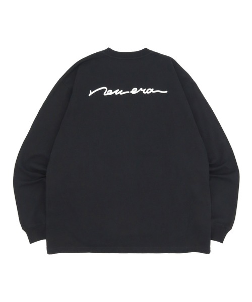 ニューエラ長袖Tシャツ ロンT 手書き風ロゴ ONSPOTZ別注（Tシャツ