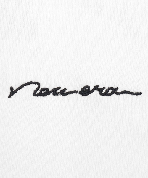 NEW ERA(ニューエラ)の「ニューエラ長袖Tシャツ ロンT 手書き風ロゴ ONSPOTZ別注(Tシャツ/カットソー・メンズ・ホワイト/ブラック・S/M/L/XL/XXL)」の13枚目の写真