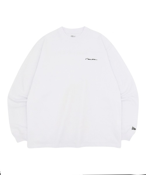 NEW ERA(ニューエラ)の「ニューエラ長袖Tシャツ ロンT 手書き風ロゴ ONSPOTZ別注(Tシャツ/カットソー・メンズ・ホワイト/ブラック・S/M/L/XL/XXL)」の20枚目の写真