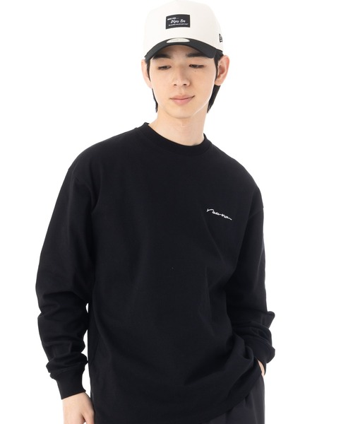 NEW ERA(ニューエラ)の「ニューエラ長袖Tシャツ ロンT 手書き風ロゴ ONSPOTZ別注(Tシャツ/カットソー・メンズ・ホワイト/ブラック・S/M/L/XL/XXL)」の21枚目の写真