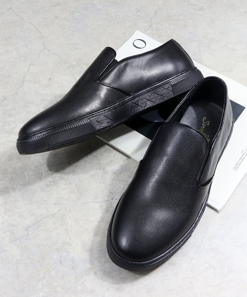 Blute レザースリッポン ブラック Blute ブリューテ スリッポン