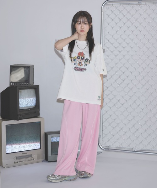 DISCUS(ディスカス)の「Buyer's Select/DISCUS×パワーパフガールズクルーネック半袖ピグメントTシャツ(Tシャツ/カットソー・メンズ・ブラック系2/ホワイト系1/ホワイト系2/ブラック系1・M/L)」の13枚目の写真