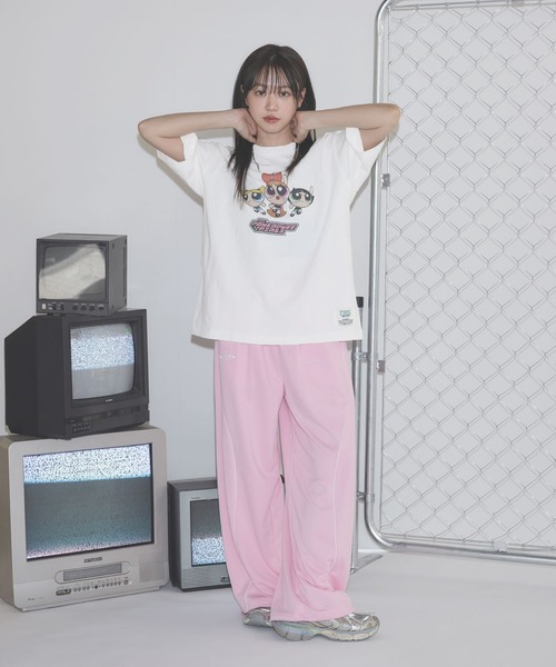 DISCUS(ディスカス)の「Buyer's Select/DISCUS×パワーパフガールズクルーネック半袖ピグメントTシャツ(Tシャツ/カットソー・メンズ・ブラック系2/ホワイト系1/ホワイト系2/ブラック系1・M/L)」の15枚目の写真