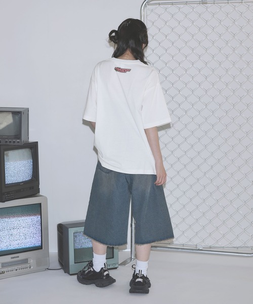 DISCUS(ディスカス)の「Buyer's Select/DISCUS×パワーパフガールズクルーネック半袖ピグメントTシャツ(Tシャツ/カットソー・メンズ・ブラック系2/ホワイト系1/ホワイト系2/ブラック系1・M/L)」の22枚目の写真