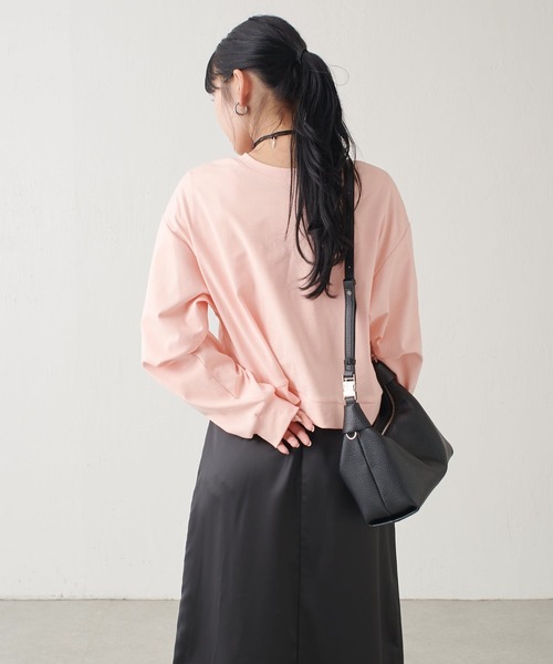 Lui's(ルイス)の「ヴィンテージニットカットソー(Tシャツ/カットソー・レディース・ブラック/ピンク/ベージュ・FREE)」の13枚目の写真