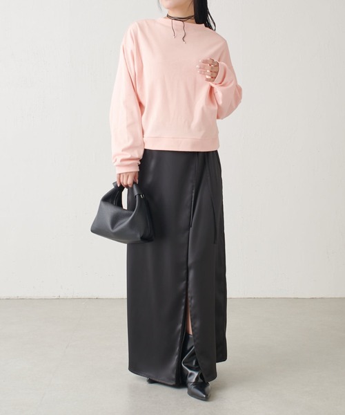 Lui's(ルイス)の「ヴィンテージニットカットソー(Tシャツ/カットソー・レディース・ブラック/ピンク/ベージュ・FREE)」の14枚目の写真