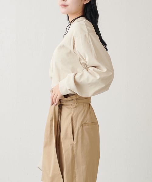 Lui's(ルイス)の「ヴィンテージニットカットソー(Tシャツ/カットソー・レディース・ブラック/ピンク/ベージュ・FREE)」の19枚目の写真