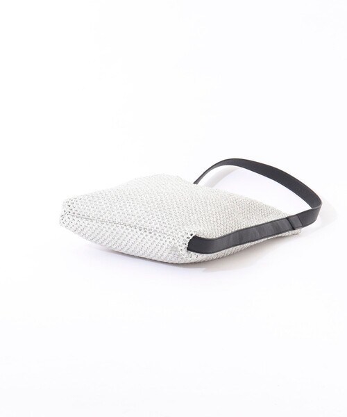 NOLLEY’S（ノーリーズ）の「【MARCO MASI/ マルコマージ】雑材ノットワンハンドルバッグ（ショルダーバッグ・レディース・ライトグレー・FREE）」の14枚目の写真