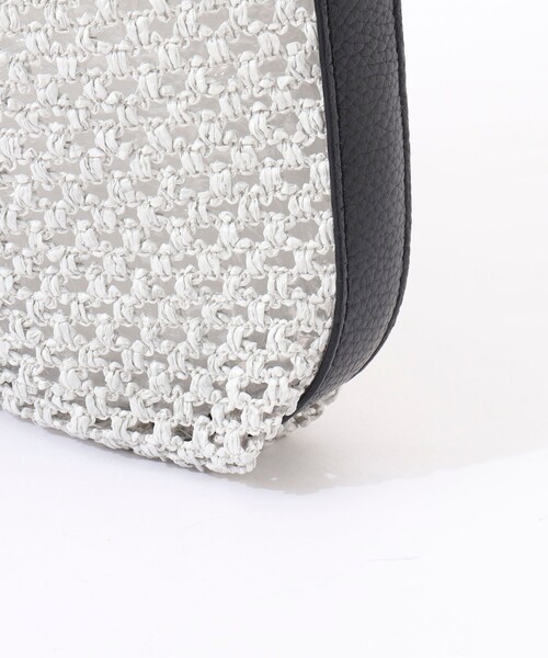 NOLLEY’S（ノーリーズ）の「【MARCO MASI/ マルコマージ】雑材ノットワンハンドルバッグ（ショルダーバッグ・レディース・ライトグレー・FREE）」の15枚目の写真