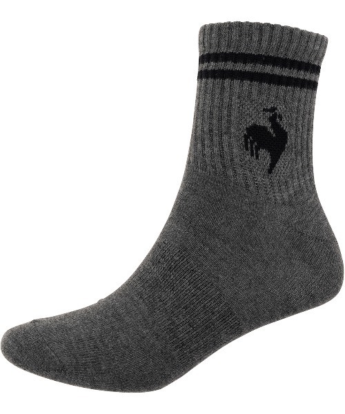 le coq sportif（ルコックスポルティフ）の「3Pソックス(ショート丈)【返品不可商品】（ソックス/靴下・メンズ・ホワイト×ピンク/ホワイト系その他4・25-27/22-24）」の5枚目の写真