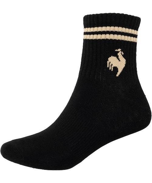 le coq sportif（ルコックスポルティフ）の「3Pソックス(ショート丈)【返品不可商品】（ソックス/靴下・メンズ・ホワイト×ピンク/ホワイト系その他4・25-27/22-24）」の9枚目の写真