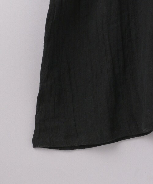 BASERANGE（ベースレンジ）の「＜BASERANGE＞ギャザー ノースリーブ ワンピース（ワンピース・レディース・ブラック・XS）」の6枚目の写真