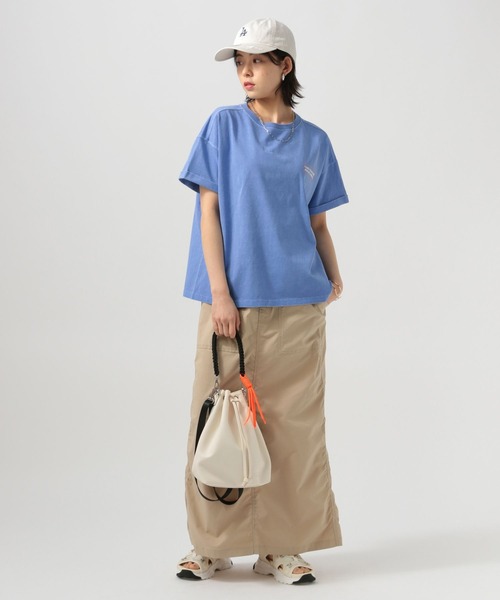 BAYFLOW（ベイフロー）の「アミコミハンドルPU巾着バッグ（ユニセックス）（ショルダーバッグ・メンズ・ナチュラル/ブラウン/ブラック・FREE）」の7枚目の写真