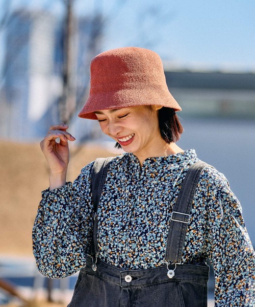 FOUND GOOD(ファウンドグッド)の「パイルハット(ハット・レディース・ネイビー/ブラック/アイボリー/オレンジ系5・FREE)」の5枚目の写真