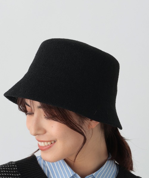 FOUND GOOD(ファウンドグッド)の「パイルハット(ハット・レディース・ネイビー/ブラック/アイボリー/オレンジ系5・FREE)」の8枚目の写真