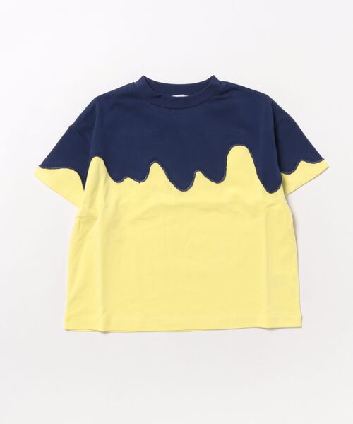 unica(ユニカ)の「バイカラーT(Tシャツ/カットソー・キッズ・ブラック×ホワイト/ブルー系その他・S/M/L/XL)」の22枚目の写真