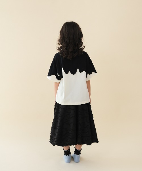 unica(ユニカ)の「バイカラーT(Tシャツ/カットソー・キッズ・ブラック×ホワイト/ブルー系その他・S/M/L/XL)」の13枚目の写真