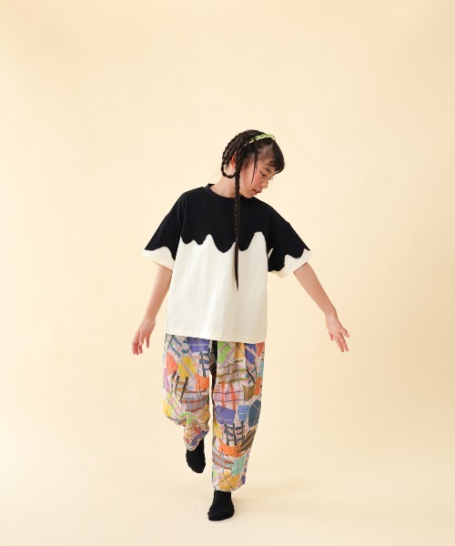unica(ユニカ)の「バイカラーT(Tシャツ/カットソー・キッズ・ブラック×ホワイト/ブルー系その他・S/M/L/XL)」の15枚目の写真