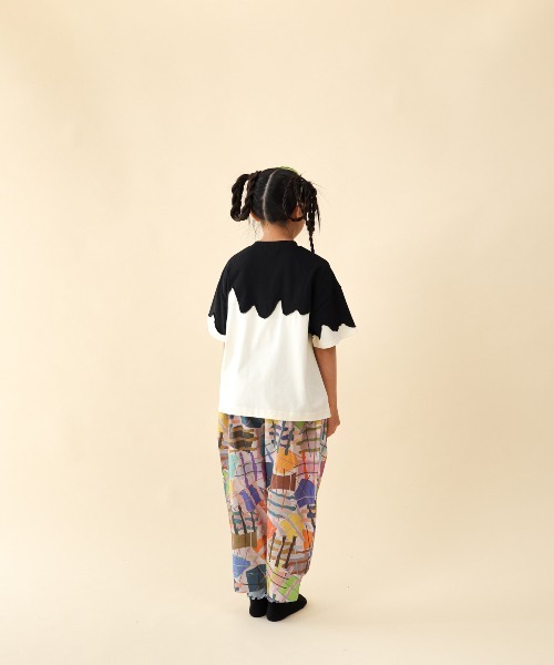 unica(ユニカ)の「バイカラーT(Tシャツ/カットソー・キッズ・ブラック×ホワイト/ブルー系その他・S/M/L/XL)」の17枚目の写真