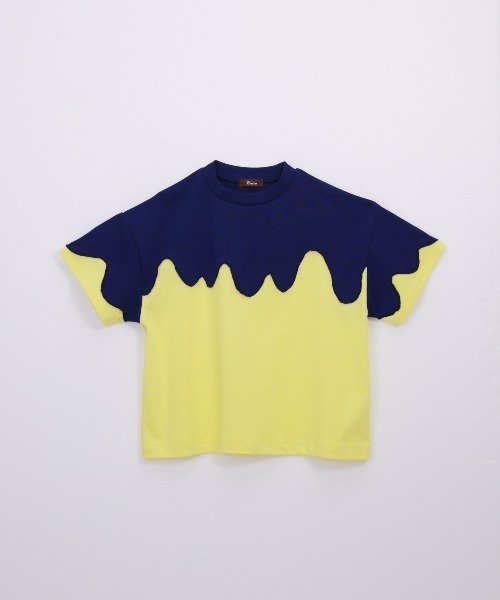 unica(ユニカ)の「バイカラーT(Tシャツ/カットソー・キッズ・ブラック×ホワイト/ブルー系その他・S/M/L/XL)」の18枚目の写真
