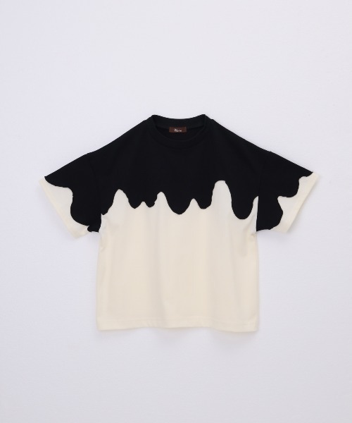 unica(ユニカ)の「バイカラーT(Tシャツ/カットソー・キッズ・ブラック×ホワイト/ブルー系その他・S/M/L/XL)」の19枚目の写真