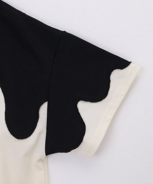 unica(ユニカ)の「バイカラーT(Tシャツ/カットソー・キッズ・ブラック×ホワイト/ブルー系その他・S/M/L/XL)」の21枚目の写真