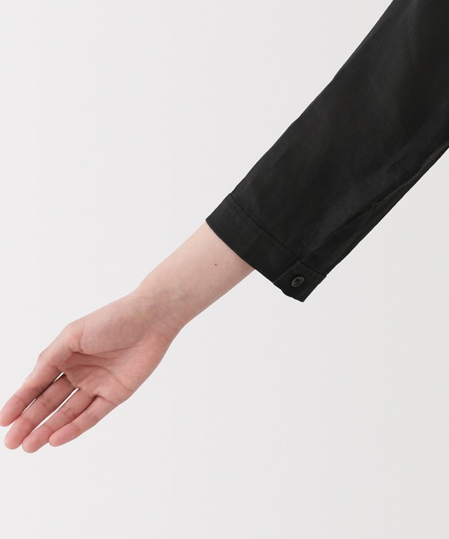 無印良品（ムジルシリョウヒン）の「婦人　リネン　洗いざらし七分袖ブラウス（シャツ/ブラウス・レディース・オレンジ系/ライトグレー系/ホワイト/ブラック・XL/L/M/S）」の22枚目の写真