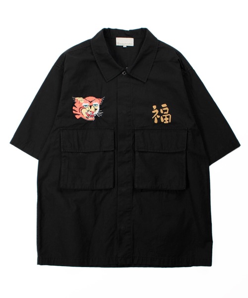 Universal Style Wear(ユニバーサルスタイルウェア)の「Universal Style Wear ベト ファティーグ シャツ(シャツ/ブラウス・メンズ・オフホワイト/ブルー/ブラック/ベージュ・MEDIUM/LARGE/X-LARGE)」の13枚目の写真