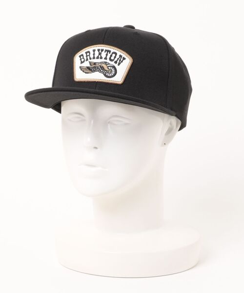 BRIXTON（ブリクストン）の「BRIXTON/ブリクストン キャップ ROLLER MP SNPK フラットバイザー スナップバック 11803（キャップ・メンズ・ブラウン/ブラック・FREE）」の7枚目の写真