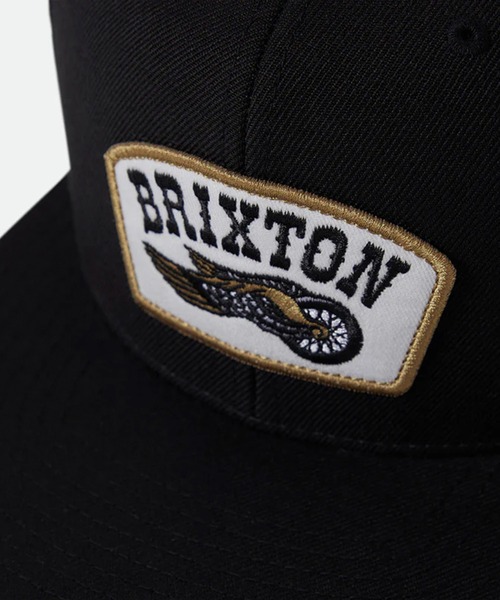 BRIXTON（ブリクストン）の「BRIXTON/ブリクストン キャップ ROLLER MP SNPK フラットバイザー スナップバック 11803（キャップ・メンズ・ブラウン/ブラック・FREE）」の3枚目の写真