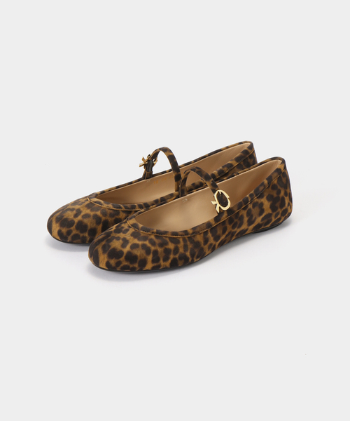 Gianvito Rossi(ジャンヴィトロッシ)の「Gianvito Rossi ジャンヴィト ロッシ CARLA CAMOSCIO LEOPARD PR(バレエシューズ・レディース・A・36/37/39/38)」の5枚目の写真