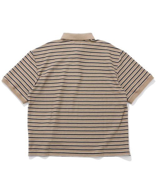 KRIFF MAYER（クリフメイヤー）の「《WEB限定》リラックス冷感リンクスカノコポロ（ポロシャツ・メンズ・ネイビー系/ホワイト系その他/ベージュ系・MEDIUM/LARGE/X-LARGE）」の5枚目の写真