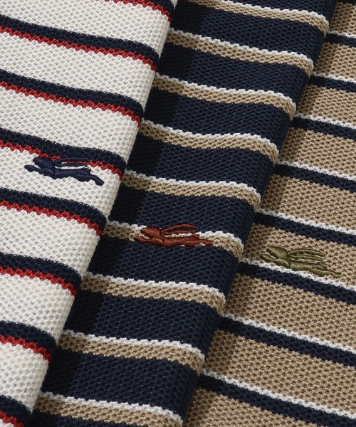 KRIFF MAYER（クリフメイヤー）の「《WEB限定》リラックス冷感リンクスカノコポロ（ポロシャツ・メンズ・ネイビー系/ホワイト系その他/ベージュ系・MEDIUM/LARGE/X-LARGE）」の11枚目の写真