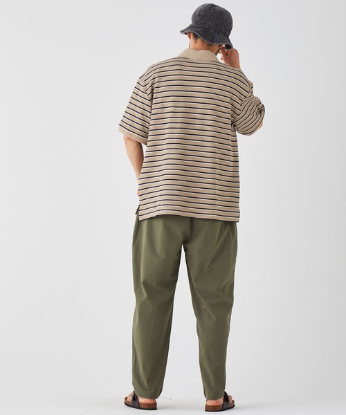 KRIFF MAYER（クリフメイヤー）の「《WEB限定》リラックス冷感リンクスカノコポロ（ポロシャツ・メンズ・ネイビー系/ホワイト系その他/ベージュ系・MEDIUM/LARGE/X-LARGE）」の17枚目の写真