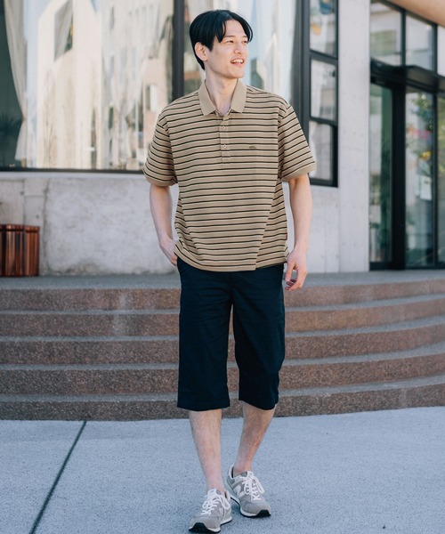 KRIFF MAYER（クリフメイヤー）の「《WEB限定》リラックス冷感リンクスカノコポロ（ポロシャツ・メンズ・ネイビー系/ホワイト系その他/ベージュ系・MEDIUM/LARGE/X-LARGE）」の18枚目の写真