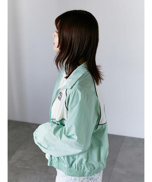 ehka sopo（エヘカソポ）の「ナイロンジャケット（ノーカラージャケット・レディース・グレー/ブルー/ミント・F）」の16枚目の写真