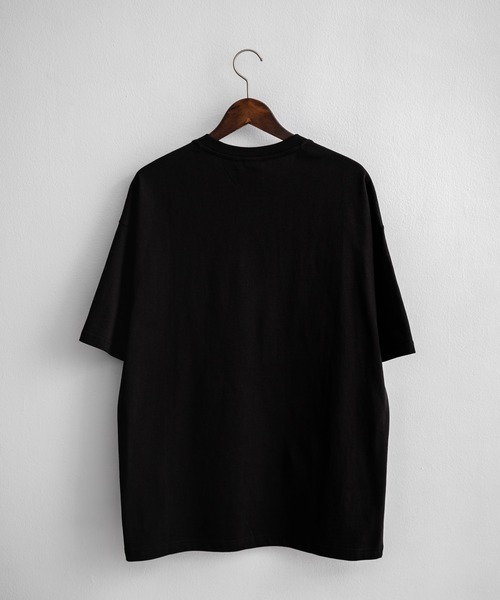 Rocky Monroe(ロッキーモンロー)の「オーバーサイズ ファイヤーフラワーグラフィックプリントクルーネック半袖Tシャツ(Tシャツ/カットソー・メンズ・ブラック/ホワイト・XL/L/M)」の14枚目の写真
