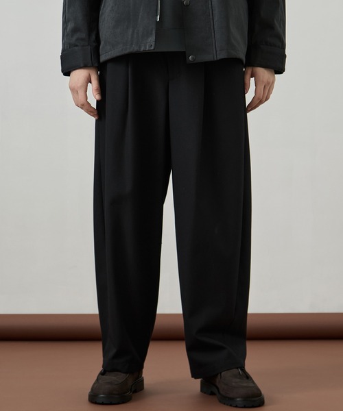 バレルチノパンツ ハイツイストコットン ｜大人気/冬服/チノパンツ