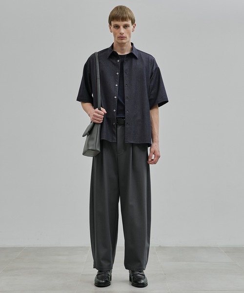 バレルチノパンツ ハイツイストコットン ｜大人気/冬服/チノパンツ