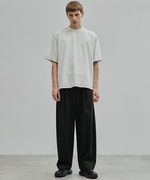 バレルチノパンツ ハイツイストコットン ｜大人気/冬服/チノパンツ