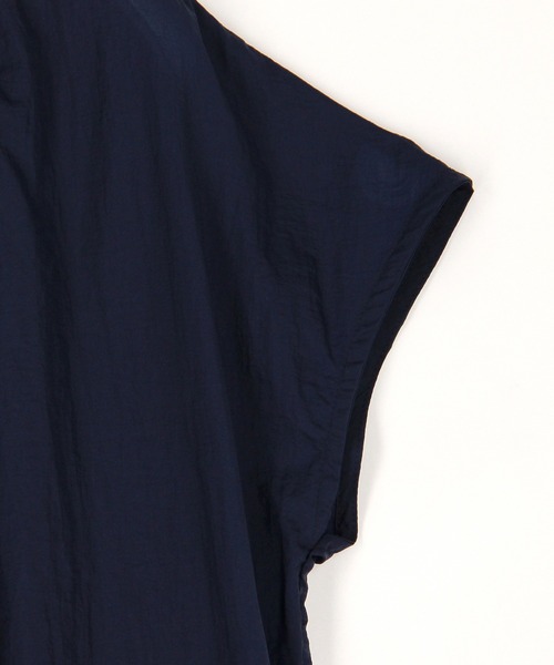 Grand PARK（グランドパーク）の「シアー フレンチスリーブシャツ（シャツ/ブラウス・レディース・ネイビー/ホワイト/ライトグレー/ライトグリーン・FREE）」の7枚目の写真