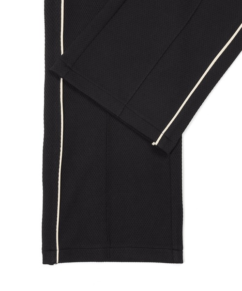 The DUFFER of ST.GEORGE（ザダファーオブセントジョージ）の「POLYESTER JERSEY SET UP TRUCK PANTS：セットアップ トラックパンツ（その他パンツ・メンズ・ブラック/ライトグレー・MEDIUM/LARGE/X-LARGE）」の4枚目の写真