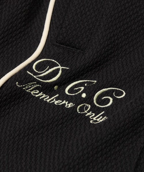 The DUFFER of ST.GEORGE（ザダファーオブセントジョージ）の「POLYESTER JERSEY SET UP TRUCK PANTS：セットアップ トラックパンツ（その他パンツ・メンズ・ブラック/ライトグレー・MEDIUM/LARGE/X-LARGE）」の6枚目の写真