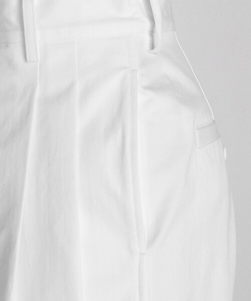 LOEFF（ロエフ）コットン ツイル チノ タックパンツ WHITE MEN’S LOEFF（ロエフ）の「＜LOEFF（ロエフ）＞ コットンツイル 2