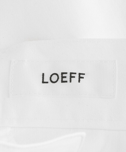 LOEFF＞ツイル 2タック パンツ（その他パンツ）｜LOEFF（ロエフ）の
