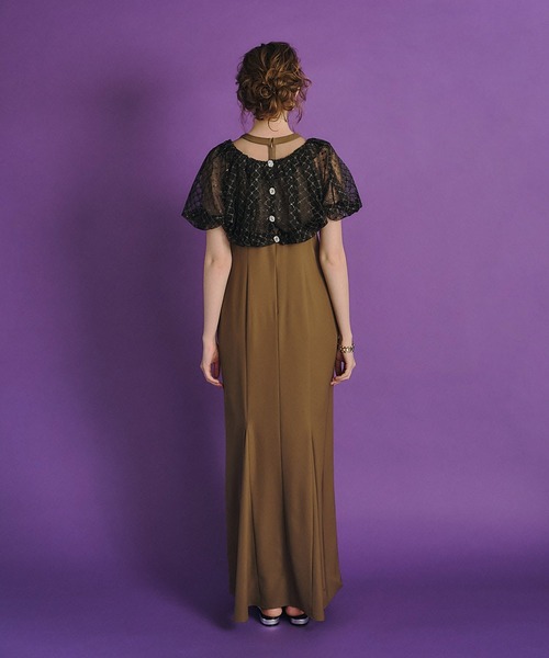 et.UNiVER（エトユニベール）の「baloom cardigan dress（ドレス・レディース・ブラック/ベージュ/ブラウン・SMALL/MEDIUM/LARGE）」の4枚目の写真