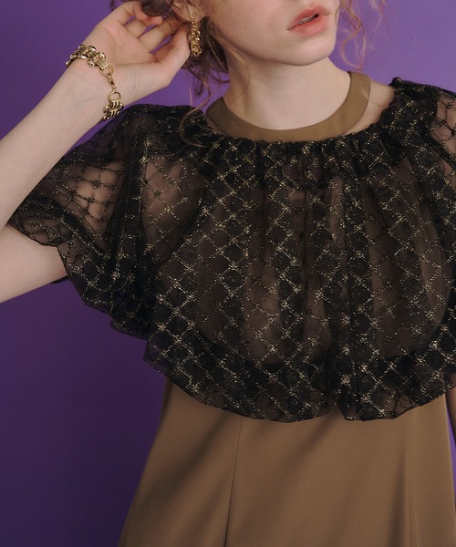 et.UNiVER（エトユニベール）の「baloom cardigan dress（ドレス・レディース・ブラック/ベージュ/ブラウン・SMALL/MEDIUM/LARGE）」の8枚目の写真